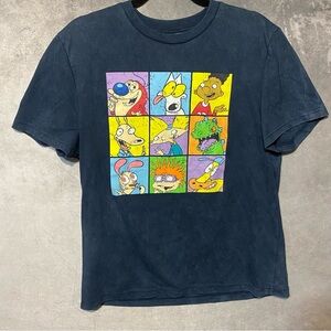 Nickelodeon Rewind Shirt Mens Medium Cartoon TV Graphic Adult All Star Cast